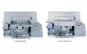 Одноножевая бумагорезальная машина Datien CT-115E (вид сзади)