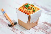 Эко коробка для лапши, wok, fast food WS-9902